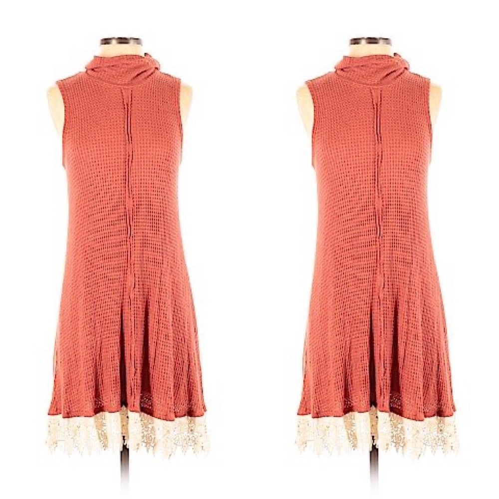 Altar’d State waffle print a-line sleeveless dress